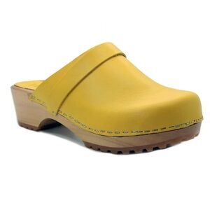 BJORK Swedish Women's Leather Clogs